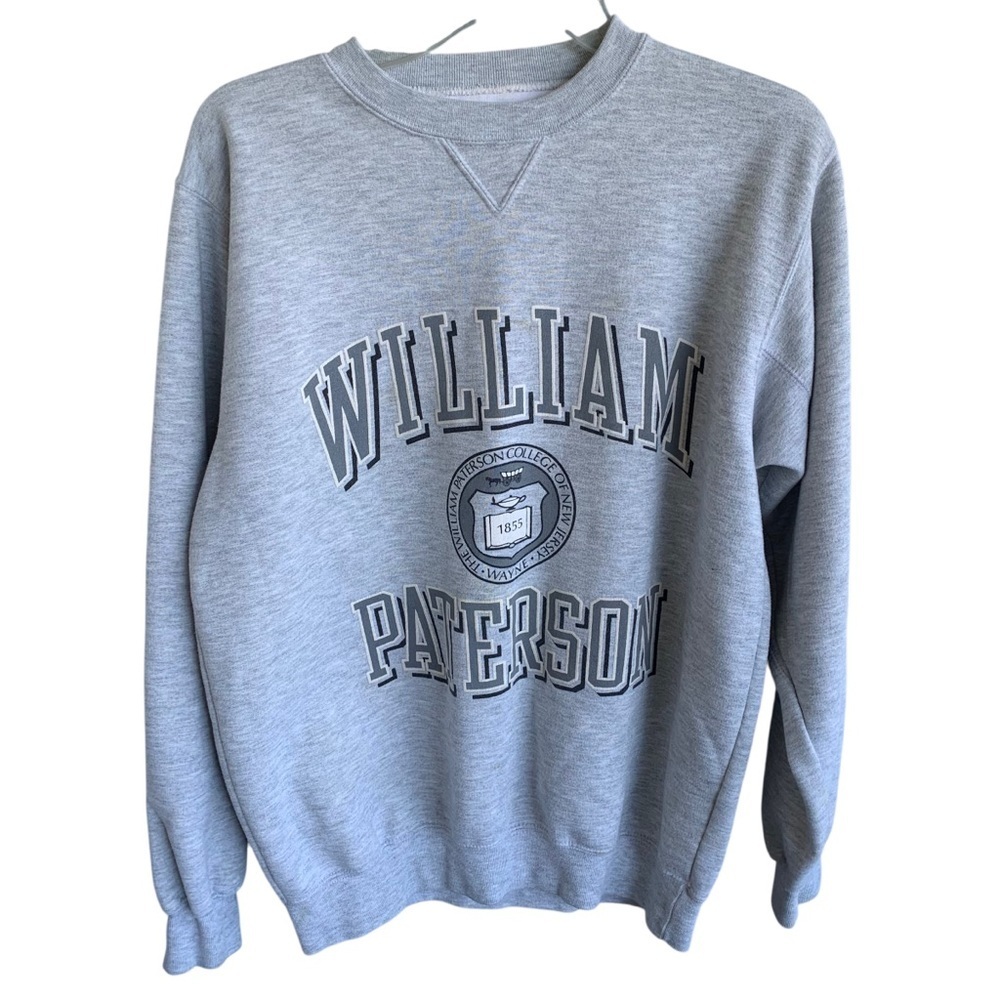 Vintage William Paterson Crewneck Sweatshirt Adult Medium Mens 80s 90s Sweater